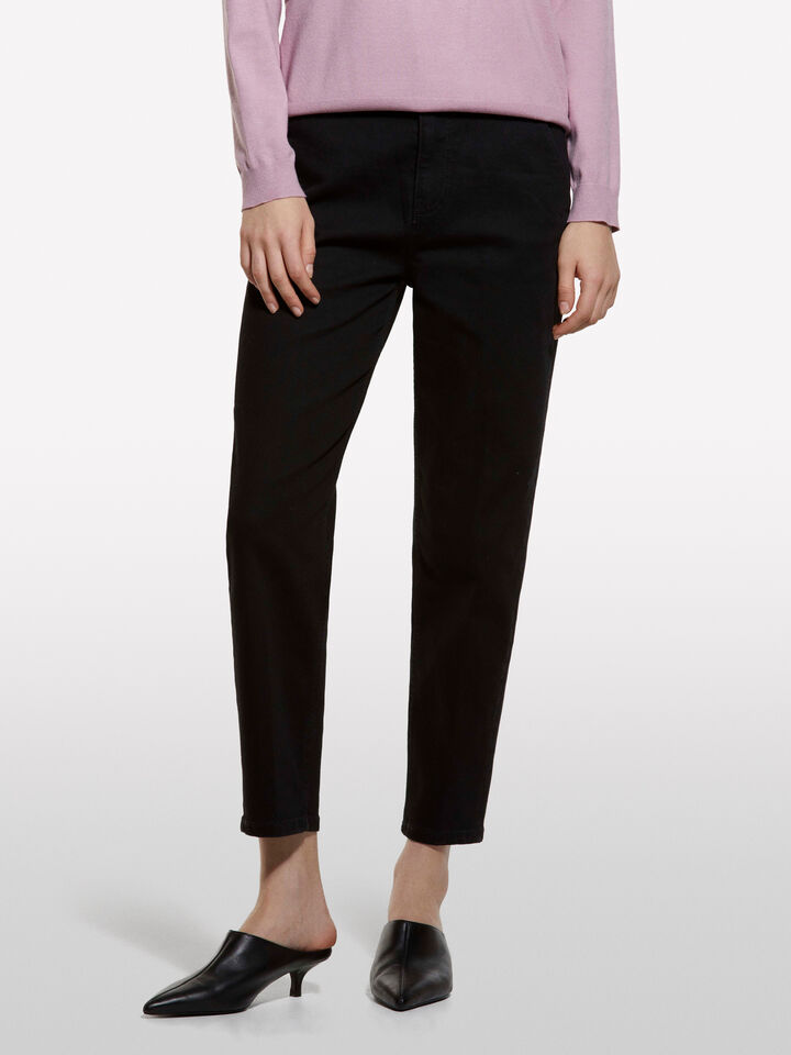 Τζιν Style 71 chino slim fit μαύρο - τζιν slim fit γυναικεία - Μαυρο | Sisley image number 3
